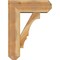 Ekena Millwork Balboa Craftsman Rough Sawn Bracket w/ Offset Brace, Western Red Cedar, 8"W x 22"D x 30"H BKT0806X22X30BOA04RWR - alternate 2